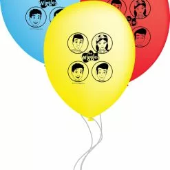 The Wiggles 30cm Latex Balloons Red Yellow Blue 6 Pack