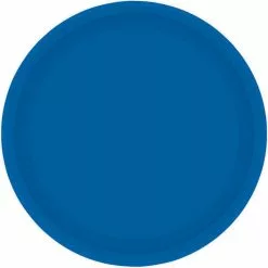 Amscan Party Supplies Paper Plates Round 20cm Blue 8 Pack