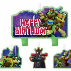 Teenage Mutant Ninja Turtles Birthday Candle Set