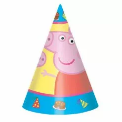 Peppa Pig Cone Hats - Paper