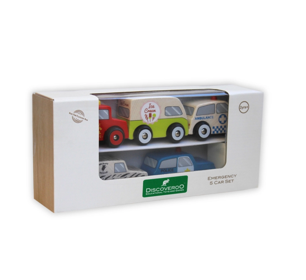 Discoveroo: Emergency Car (set Of 5) - Image 2