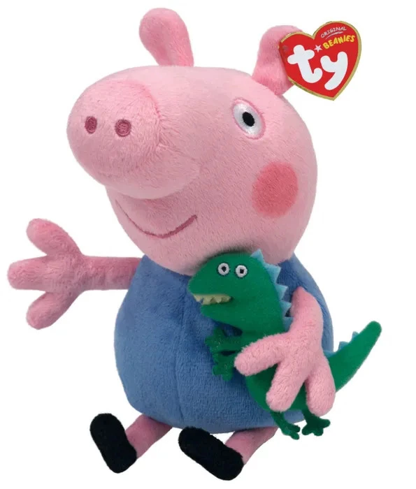 Peppa Pig Regular George Beanie Plush Toy 15cm