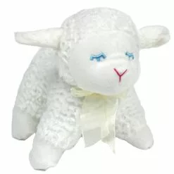 CA Australia Lambert Lamb Plush Toy With Rattle 19cm Cream