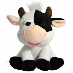 CA Australia Farm Animal Sitting Cow Plush Toy 18cm