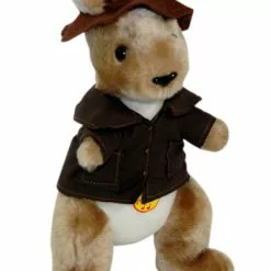 CA Australia Jumbuck Jill-A-Roo The Kangaroo Swaggie W/ Music - 23cm