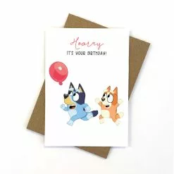 Bluey Hooray Birthday Card 11cm X 15cm