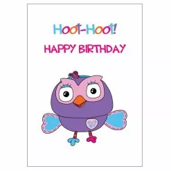 Giggle & Hoot ABC Kids Hootabelle Birthday Card 11cm X 15cm
