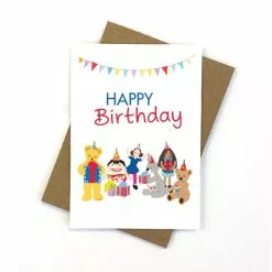 ABC Kids Play School Birthday Card 11cm X 15cm