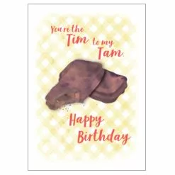 Candle Bark Creations Matilda's Milk Bar Choc Bikkie Birthday Card 11cm X 15cm