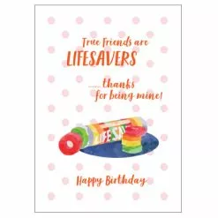 Candle Bark Creations Matilda's Milk Bar Lifesavers Birthday Card 11cm X 15cm