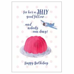 Candle Bark Creations Matilda's Milk Bar Aeroplane Jelly Birthday Card 11cm X 15cm