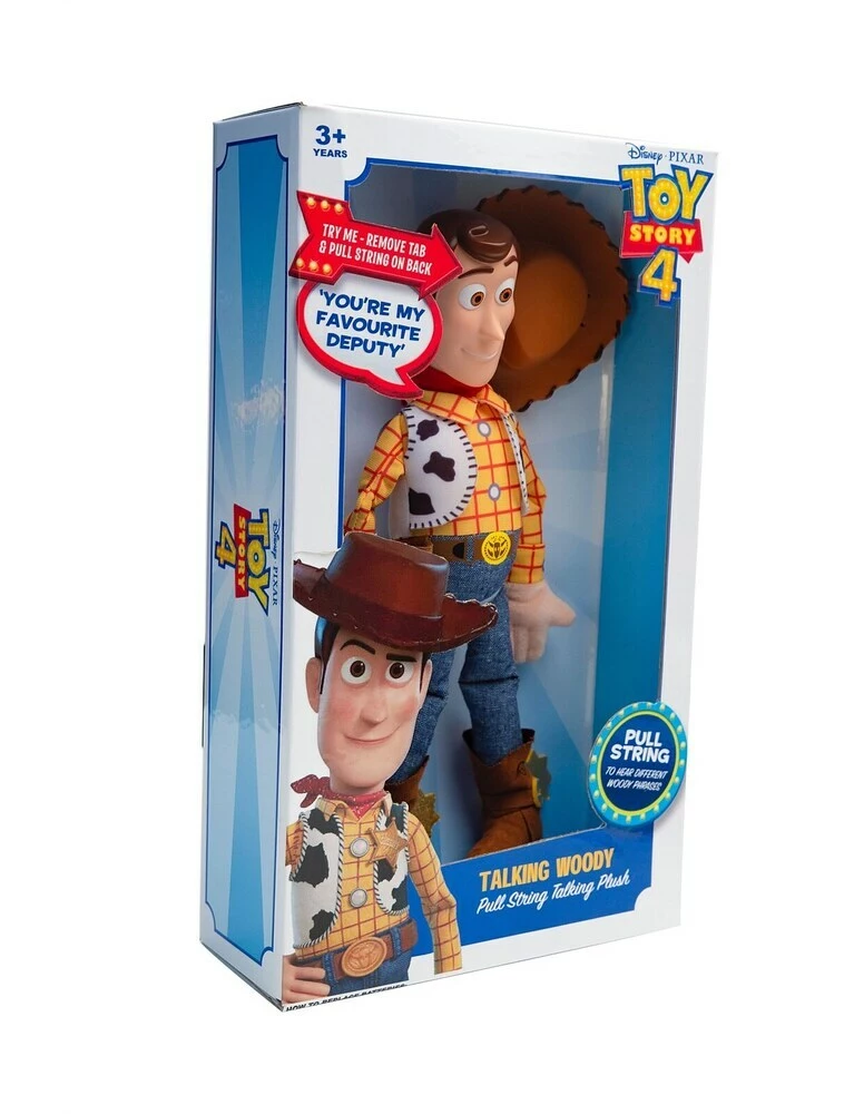 Toy Story 4 Talking Plush Woody - Image 4