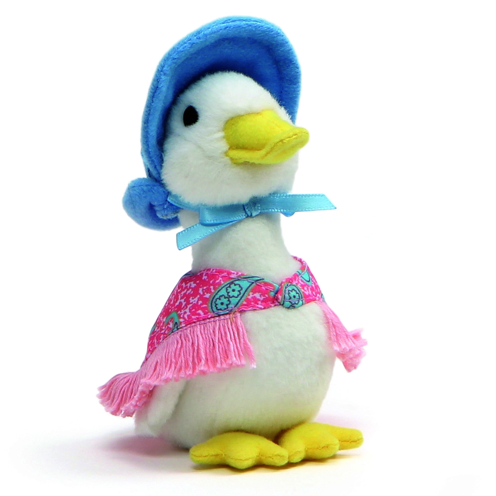 Peter Rabbit Beanbag Plush 14cm - Jemima Puddle-Duck