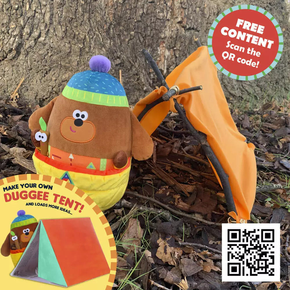 Hey Duggee Explore & Snore Camping Duggee With Stick - Image 4