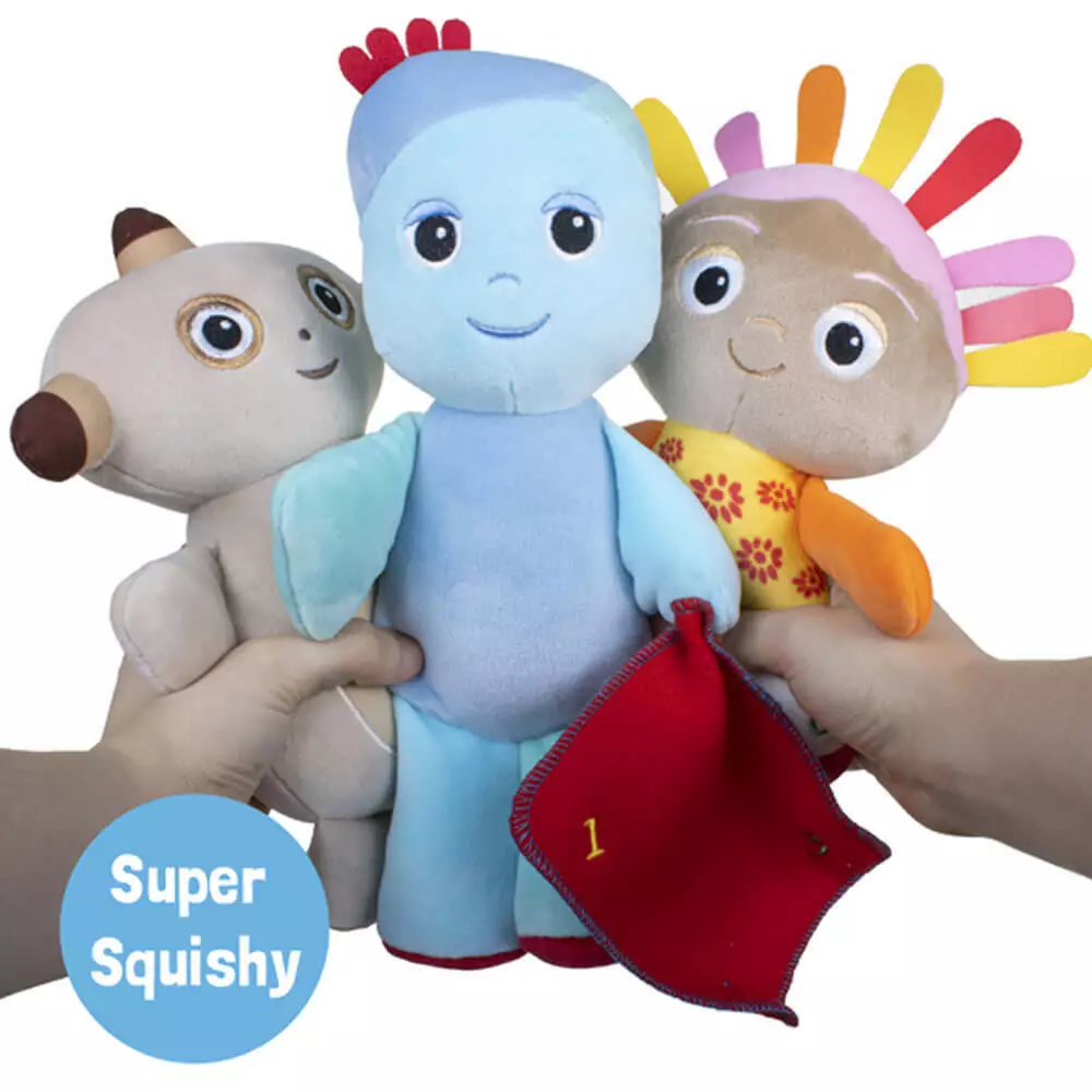 In The Night Garden Super Squashy Soft Toy Iggle Piggle - Image 3