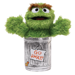 Sesame Street Oscar The Grouch Soft Plush Toy 28cm