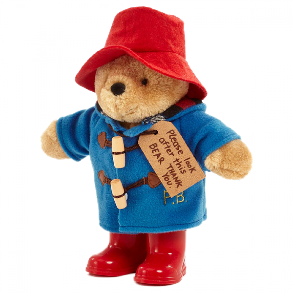 Paddington Bear With Boots & Jacket Medium Plush Toy 22cm - Image 3