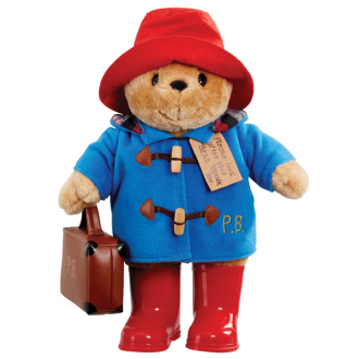 Paddington Bear With Boots Coat & Suitcase Large Plush Toy 34cm