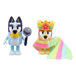 Bluey Queens Bingo & Bluey Figurines 2 Pack