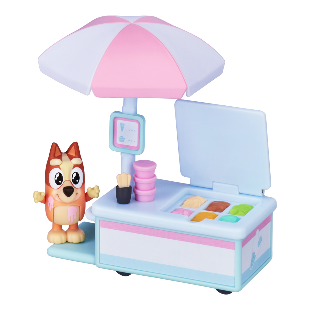 Bluey Ice Cream Cart With Bingo Figurine Vehicle Playset - Image 3