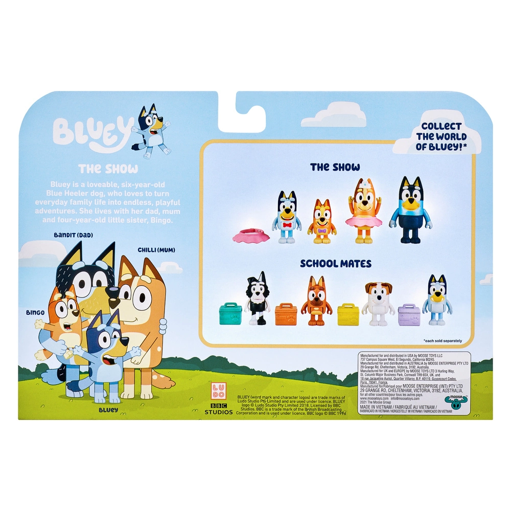 Bluey The Show Family Figurines 4 Pack - Image 4