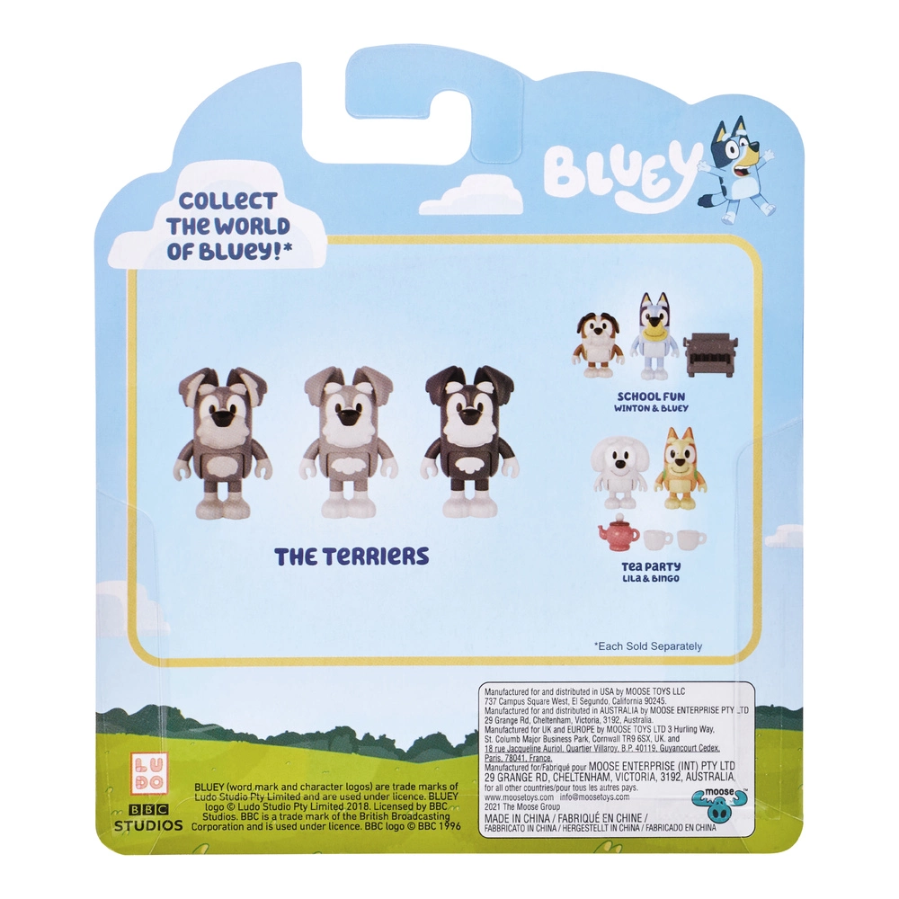Bluey School Friends The Terriers Figurines 3 Pack - Image 4