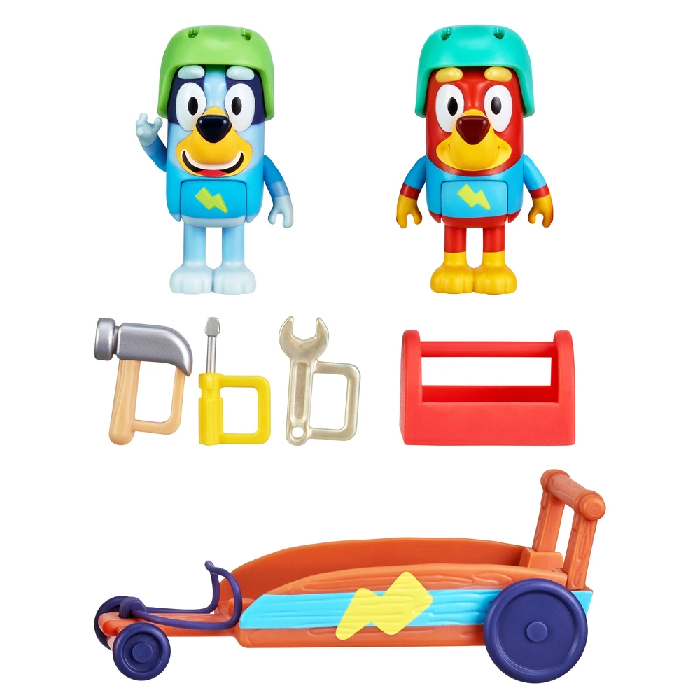 Bluey Rusty & Bluey's Go-Kart Vehicle Playset - Image 2