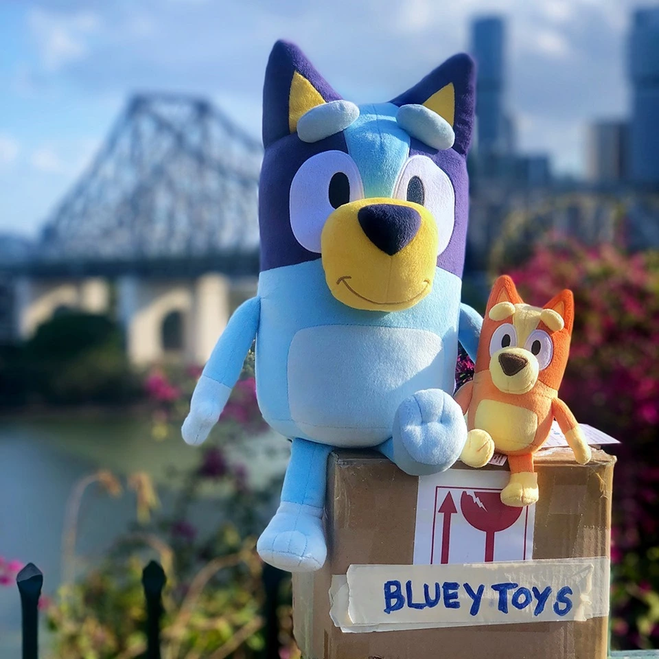 Bluey Best Mate Bluey Plush Toy Large 45cm - Image 5