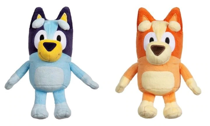 Bluey And Bingo Mini Plush Toys 20cm Sisters 2 Pack