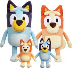 Bluey And Bingo Mega Plush Toy 4 Pack