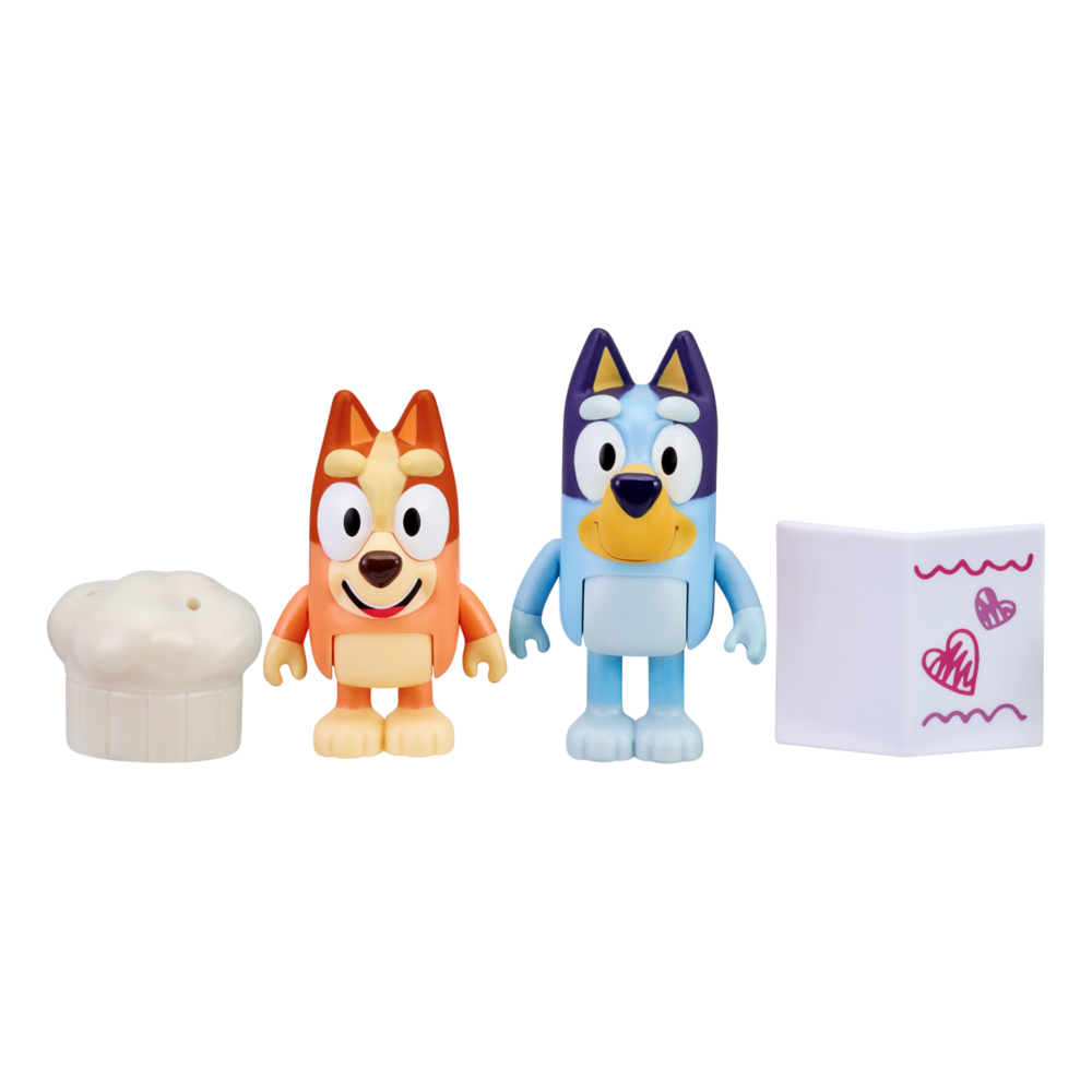 Fancy Restaurant: Bluey & Bingo Season 4 Mini Figurines 2 Pack - Image 2