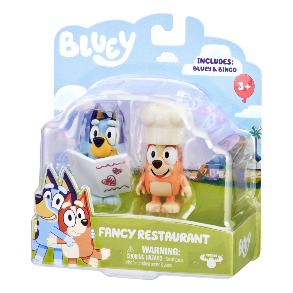 Fancy Restaurant: Bluey & Bingo Season 4 Mini Figurines 2 Pack - Image 4