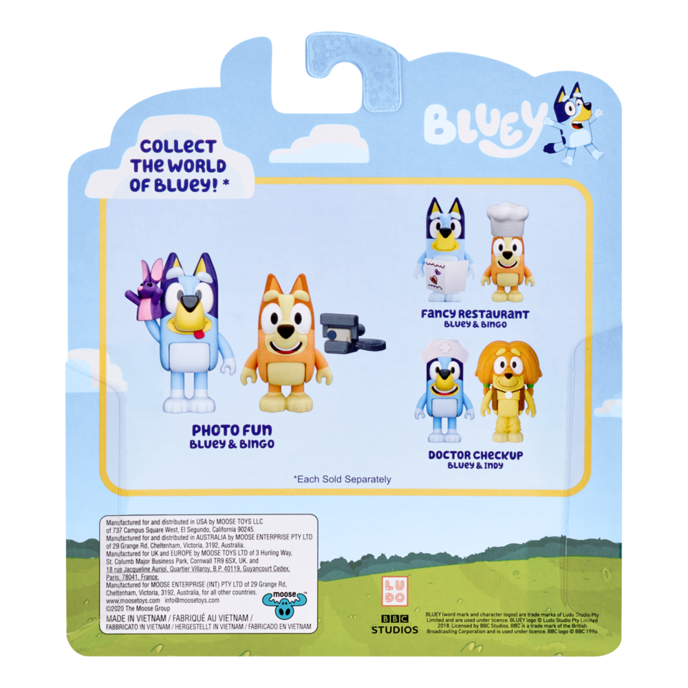 Fancy Restaurant: Bluey & Bingo Season 4 Mini Figurines 2 Pack - Image 6