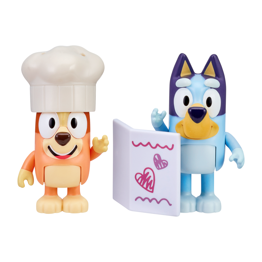 Fancy Restaurant: Bluey & Bingo Season 4 Mini Figurines 2 Pack