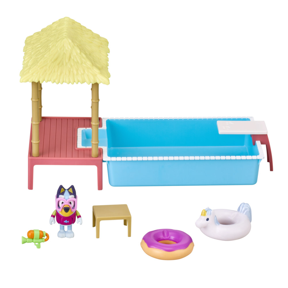 Bluey Pool Time Fun Playset Season 4 - Image 2