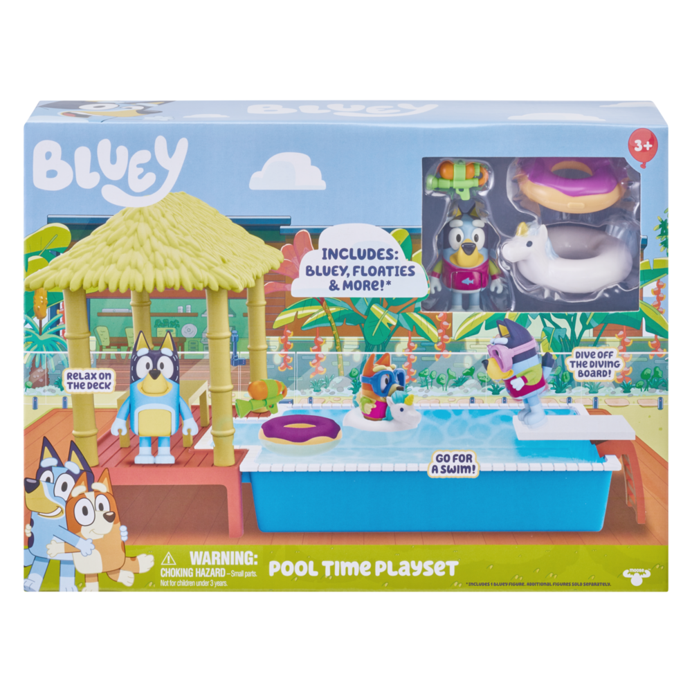 Bluey Pool Time Fun Playset Season 4 - Image 3