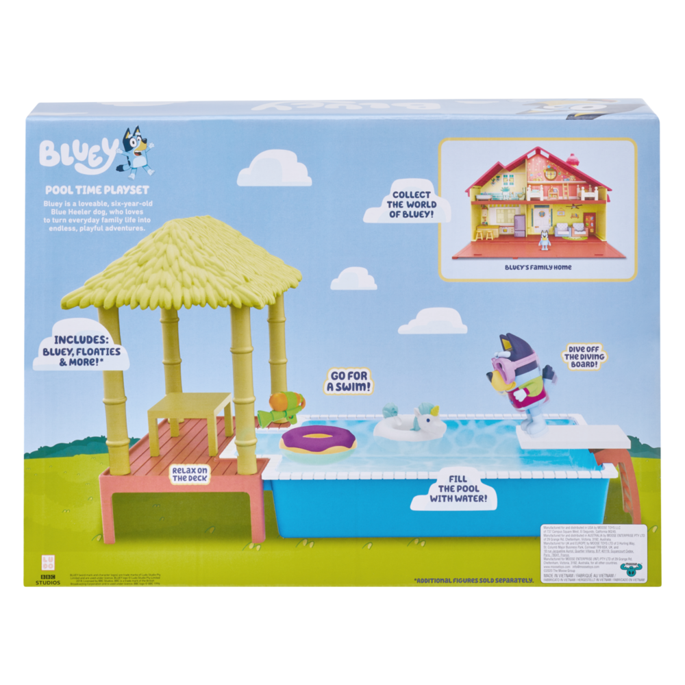 Bluey Pool Time Fun Playset Season 4 - Image 4