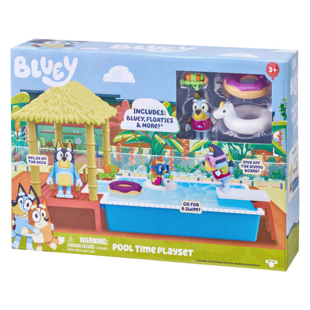 Bluey Pool Time Fun Playset Season 4 - Image 5