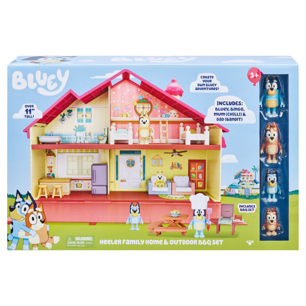 Bluey Mega Bundle Home, BBQ Playset, And 4 Figures - Image 5