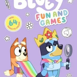 Bluey Fun And Games Colouring Book