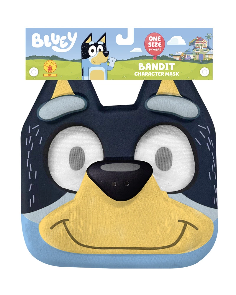 Bluey Bandit Dress Up Face Mask - Image 2