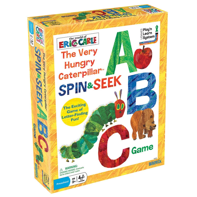 Briarpatch The Very Hungry Caterpillar, Spin & Seek ABC Card Game - Image 2