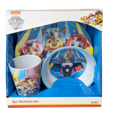 Zak Paw Patrol 3 Piece Mealtime Set