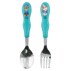 Paw Patrol 2pce Stainless Steel Cutlery Set