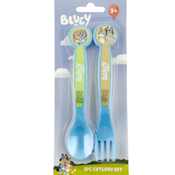 Bluey Kids 2 Piece PP Cutlery Set