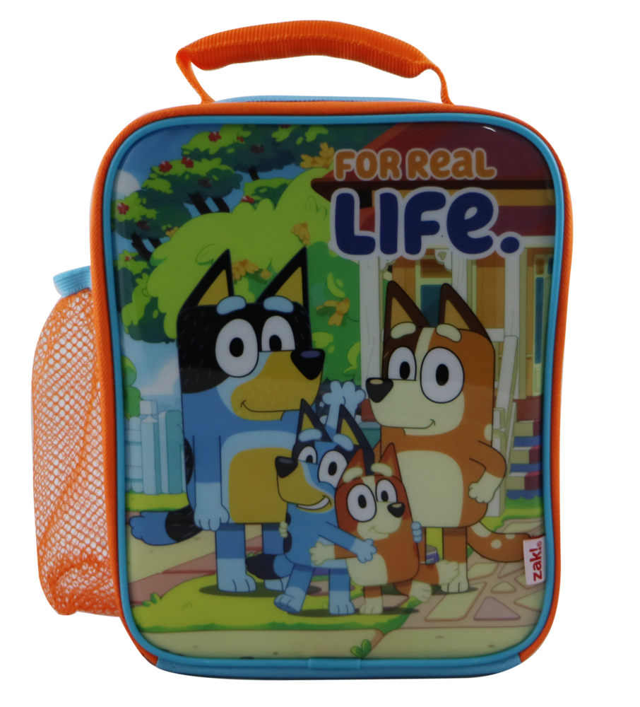 Bluey Slimline Insulated Lunch Bag With Mesh Pocket